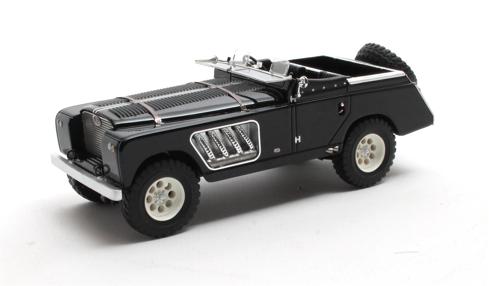 Land Rover 109 Bell Aurens Longnose Open Black - 1:43